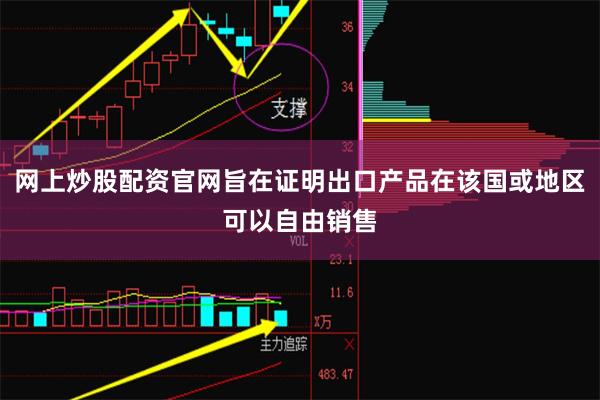 网上炒股配资官网旨在证明出口产品在该国或地区可以自由销售