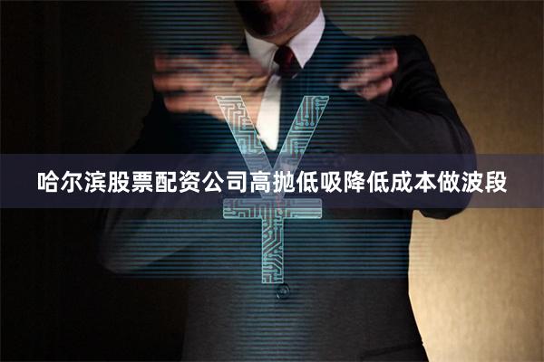 哈尔滨股票配资公司高抛低吸降低成本做波段